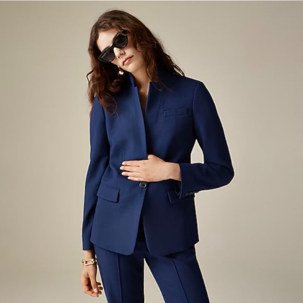J. Crew Women's Navy Blue Blazer